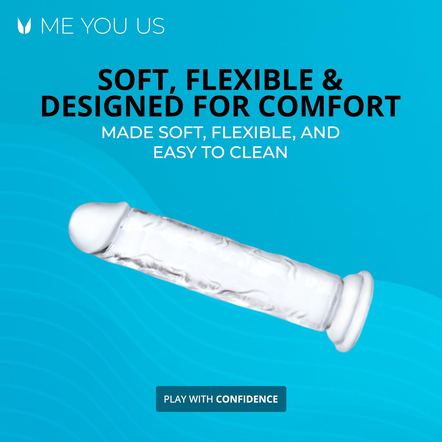 Me You Us Ultracock Clear Jelly 8.5In