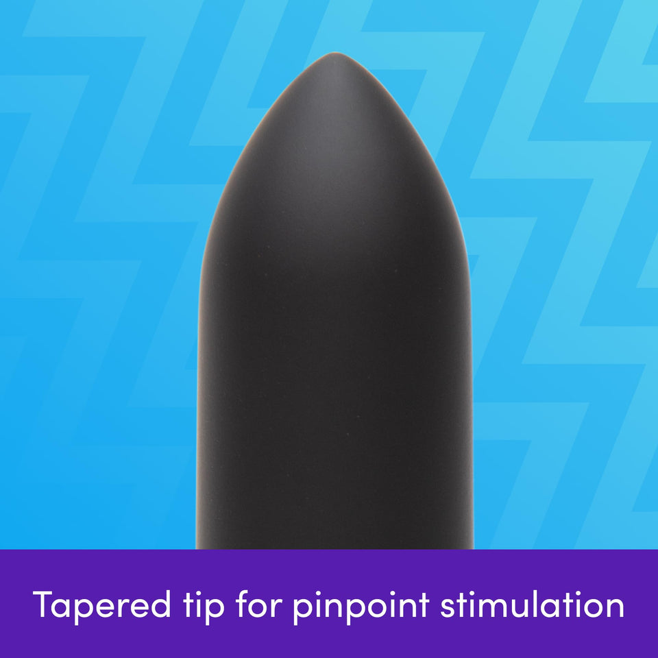 Lovehoney Magic Bullet Vibrator - 4 Inch Vibrating Bullet with Tapered Tip - 10 Function Multispeed Mini Vibrator for Women - Li