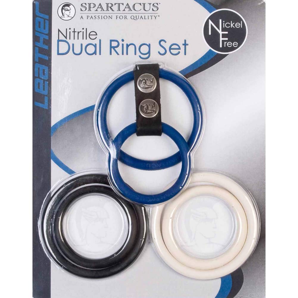 Spartacus Enterprises Sp Nickel Free Interech Dual C*Ck Ring Set
