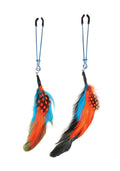 Nipple Clamp Tweezer Blue, Feather, Color
