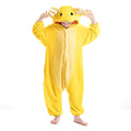 CuteOn Yellow Axolotl Onesie Kids Animal Pajamas for Boys Girls Halloween Christmas Costume Cosplay Sleepwear Height for 130cm