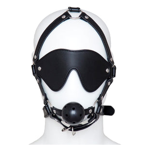 Sleep Mask with Hollow Ball:Blindfold Eye Mask Sleep Mask with Adjustable Strap for Fun(Black)