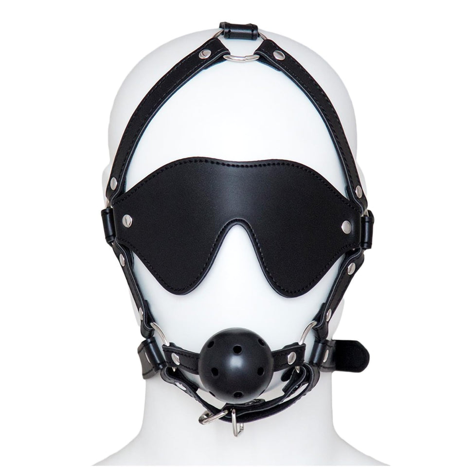 Sleep Mask with Hollow Ball:Blindfold Eye Mask Sleep Mask with Adjustable Strap for Fun(Black)