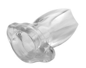 Size Matters Series Peephole Clear Hollow Anal Plug, Small (Af816-Small)