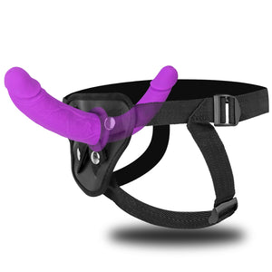 Strap On Dildo Womens Sex Toys - Double Ended Dildo Silicone Fantasy Long Dildos Hands Free Masturbators, Strap On Harness Big A