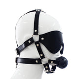 Sleep Mask with Hollow Ball:Blindfold Eye Mask Sleep Mask with Adjustable Strap for Fun(Black)