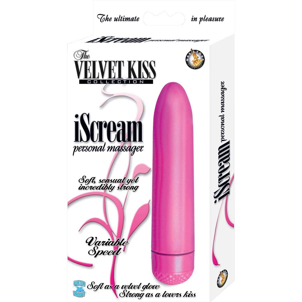 Novelties By Nasswalk Inc Velvet Kiss Iscream Personal Massager  Pink
