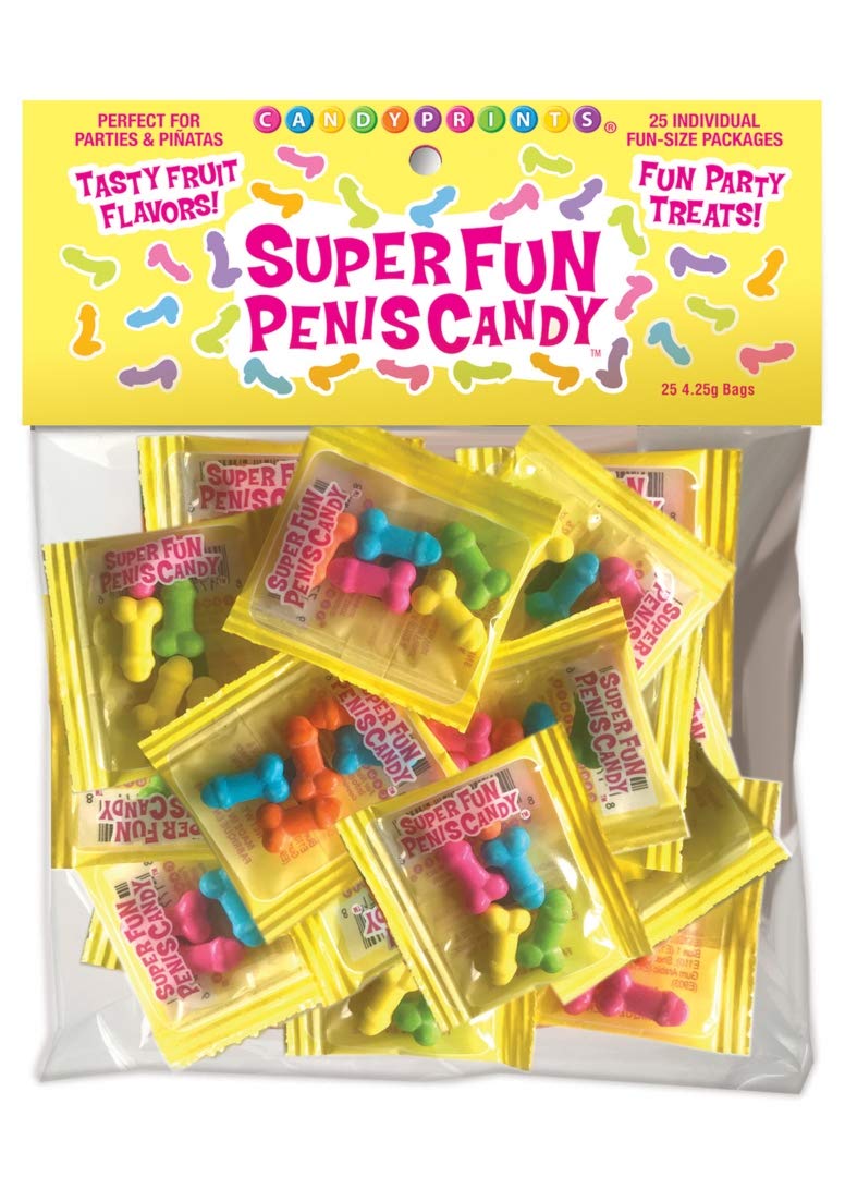 Super Fun Penis Candy 25 Individual Fun-Size Packages