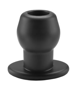 Perfectfit Brand Tunnel Plug Hollow Butt Plug Pfblend Tprsilicone Three Sizes Use For Anal Training Black X-Large