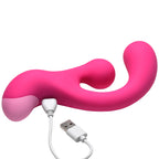 BANG! Gyro Rabbit Silicone Vibrator Pink