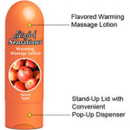 Sinful Sensations Warming Massage Lotion, Spiced Apple, 6.75 Ounce