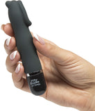 Fifty Shades Of Grey Sweet Touch Black Mini Clitoral Vibrator - Waterproof With 10 Speeds And Patterns