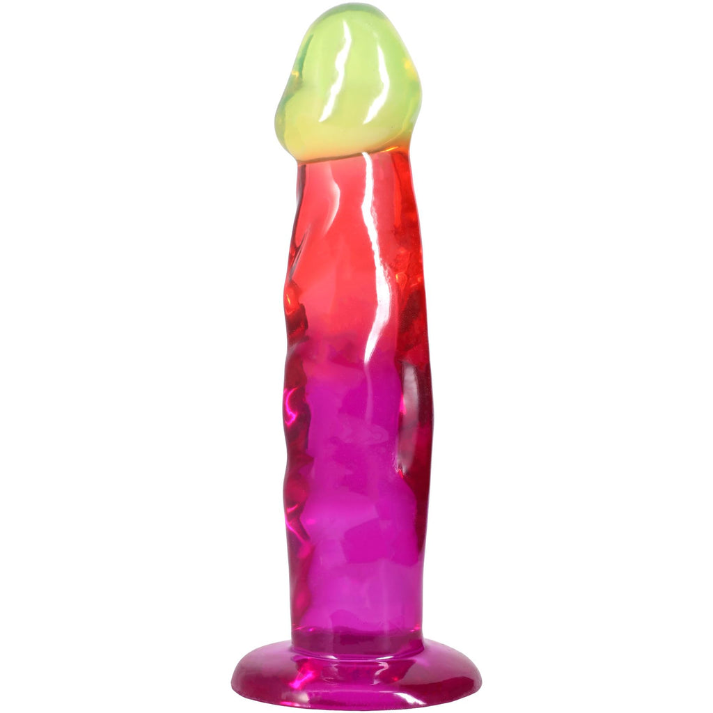 Crystal Jellies 7.5 in. Dong Rainbow