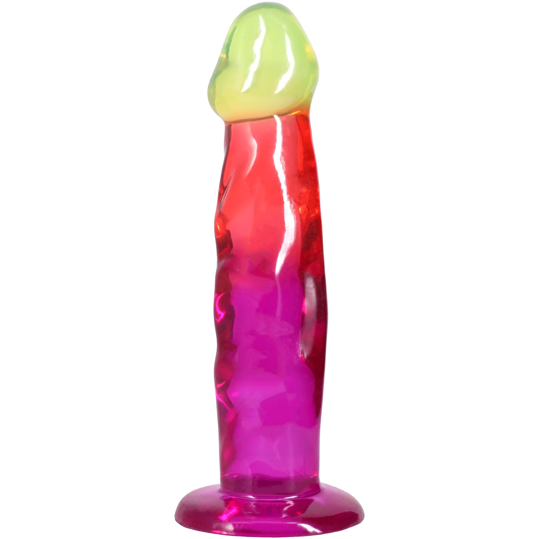 Crystal Jellies 7.5 in. Dong Rainbow