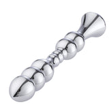 Hismith 8.02Bead Dildo, Smooth Aluminium Anal Wand with KlicLok System for Sex Machines