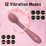 G Spot Vibrator Adult Sex Toys, Clitoral Tits Anal Stimulator Dildo with 12 Powerful Vibrating Modes,Clit Nipple Personal Massag