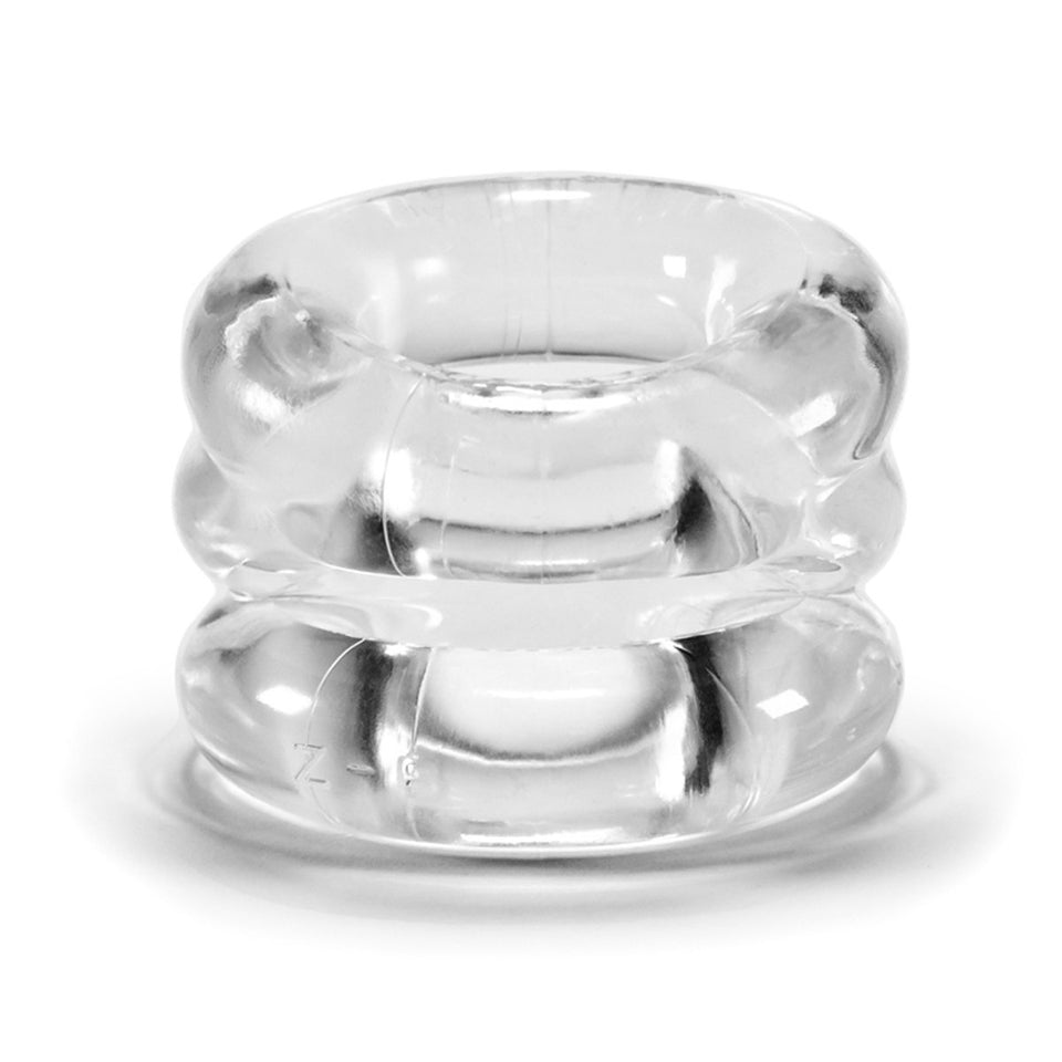 Oxballs Zballs Ballstretcher And Cockring Clear 79 Gram Clear