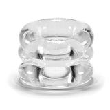 Oxballs Zballs Ballstretcher And Cockring Clear 79 Gram Clear