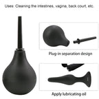 Hisionlee Sex Toys 4Pcs Butt Anal Plug Set Silicone Anal Butt Plug Adult Sexy Toys For Women,Men And Beginners (Black)