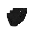 Jockey Womens Underwear Plus Size Elance French Cut - 3 Pack, Black, 10