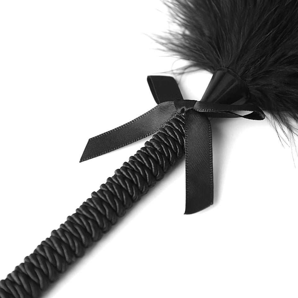 Sex Feather SM Feather Ticklers Spanking &Teasing Sexy Multifunctional Feathers Accessories SM Flirting Feather Black