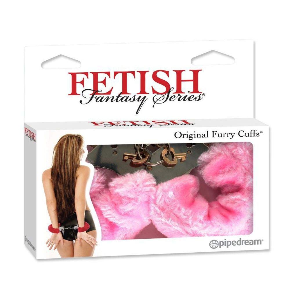 Fetish Fantasy Furry Cuffs, Pink