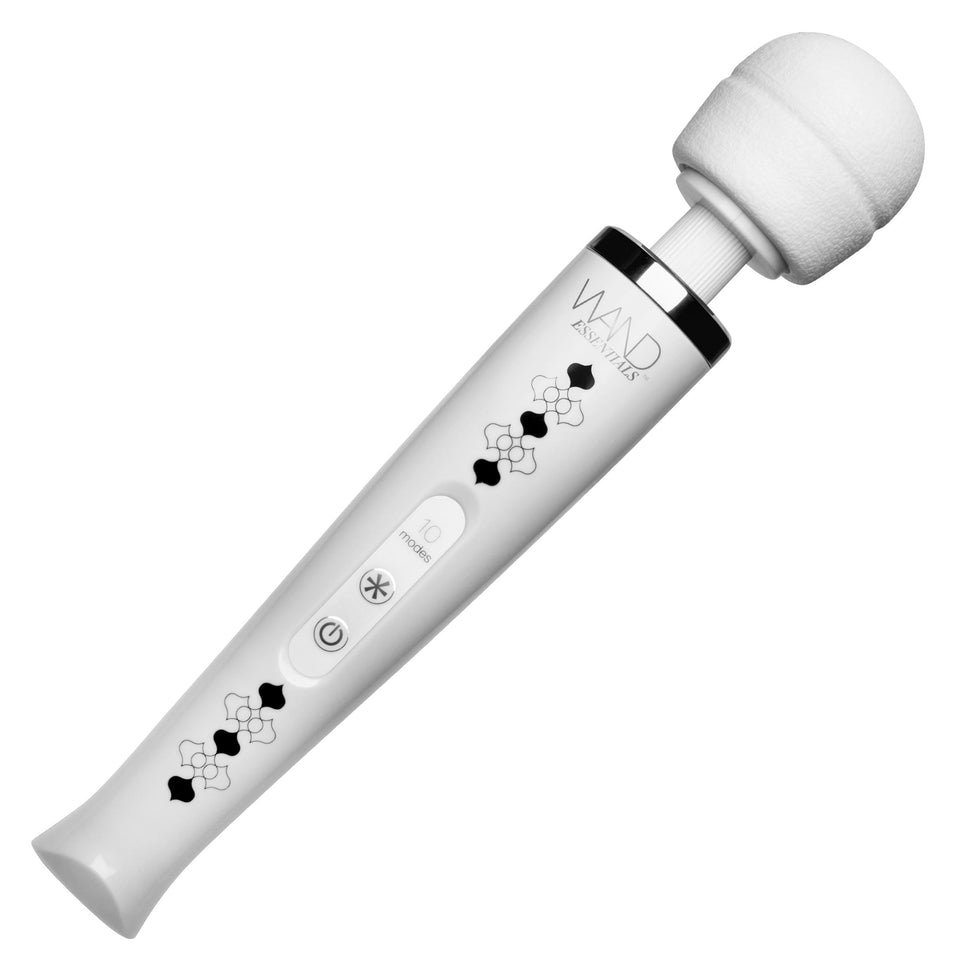 Utopia 10 Function Cordless Rechargeable Wand Massager - White