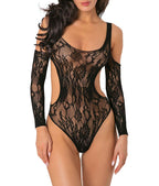 Set The Mood Bodysuit Black O/S