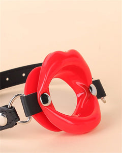 Sm Props Silicone Soft Mouth Shape Mouth Plug Forced Opening Mouth Gag Adult Sex Toy