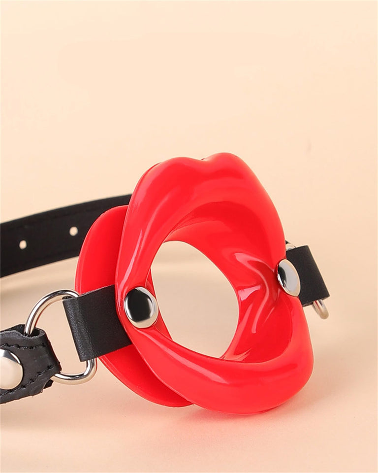 Sm Props Silicone Soft Mouth Shape Mouth Plug Forced Opening Mouth Gag Adult Sex Toy