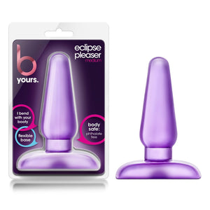 Blush Novelties Soft Beginner Medium Butt Plug - Anal Buttplug - Sex Toys For Women - Sex Toy For Men (Purple)