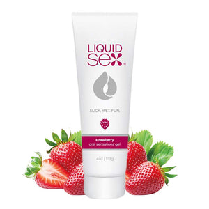 (D) Liquid Sex Oral Sex Gel Strawberry 4 Oz