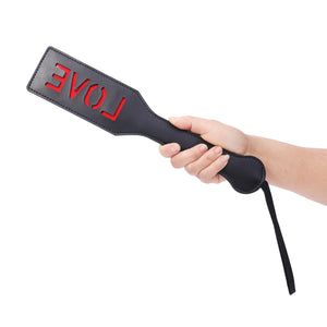 alisikee Love Spanking Paddle for Adult Sex Toys, Faux Leather Bondage Sexual Paddles BDSM Set