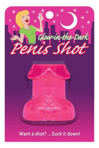 Kheper Games Glow-in-the-Dark Penis Shot Game, Pink