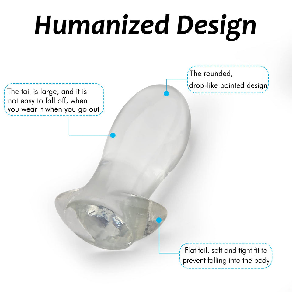 Anal Butt Plug Trainer:Soft Anal Plug Dildo Prostate Massage Sex Toy,Waterproof Anal Plugs Kit Anal Dildo Anus Dilator Anal Ball