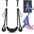 Sex Swing Bondage Restraints BDSM Toys, Selver 2 in 1 Door Sex Swing & Thigh Sling with Adjustable Straps, BDSM Kit Couples Toys