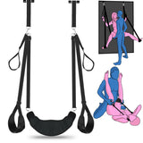 Sex Swing Bondage Restraints BDSM Toys, Selver 2 in 1 Door Sex Swing & Thigh Sling with Adjustable Straps, BDSM Kit Couples Toys