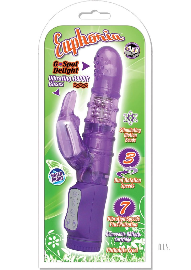 Golden Triangle Euphoria Lavender Rabbit Vibrator