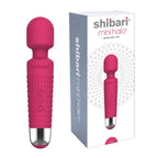Shibari Mini Halo Vibrator, Wand Massager Vibe, Cordless, Quiet, High Power & Waterproof, Vibration Clitoris Stimulation, Adult