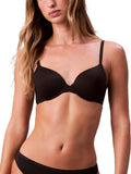 Calvin Klein Perfectly Fit Lightly Lined T-Shirt Bra with Memory Touch, Black, 32B