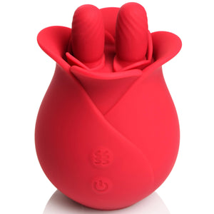 Bloomgasm The Rose Fondle 10X Massaging Rose Clit Stimulator