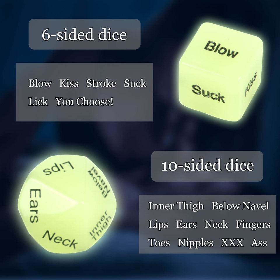 Sex Dice for Adult Sex Games Toys, 4Pcs Sex Toys for Couples