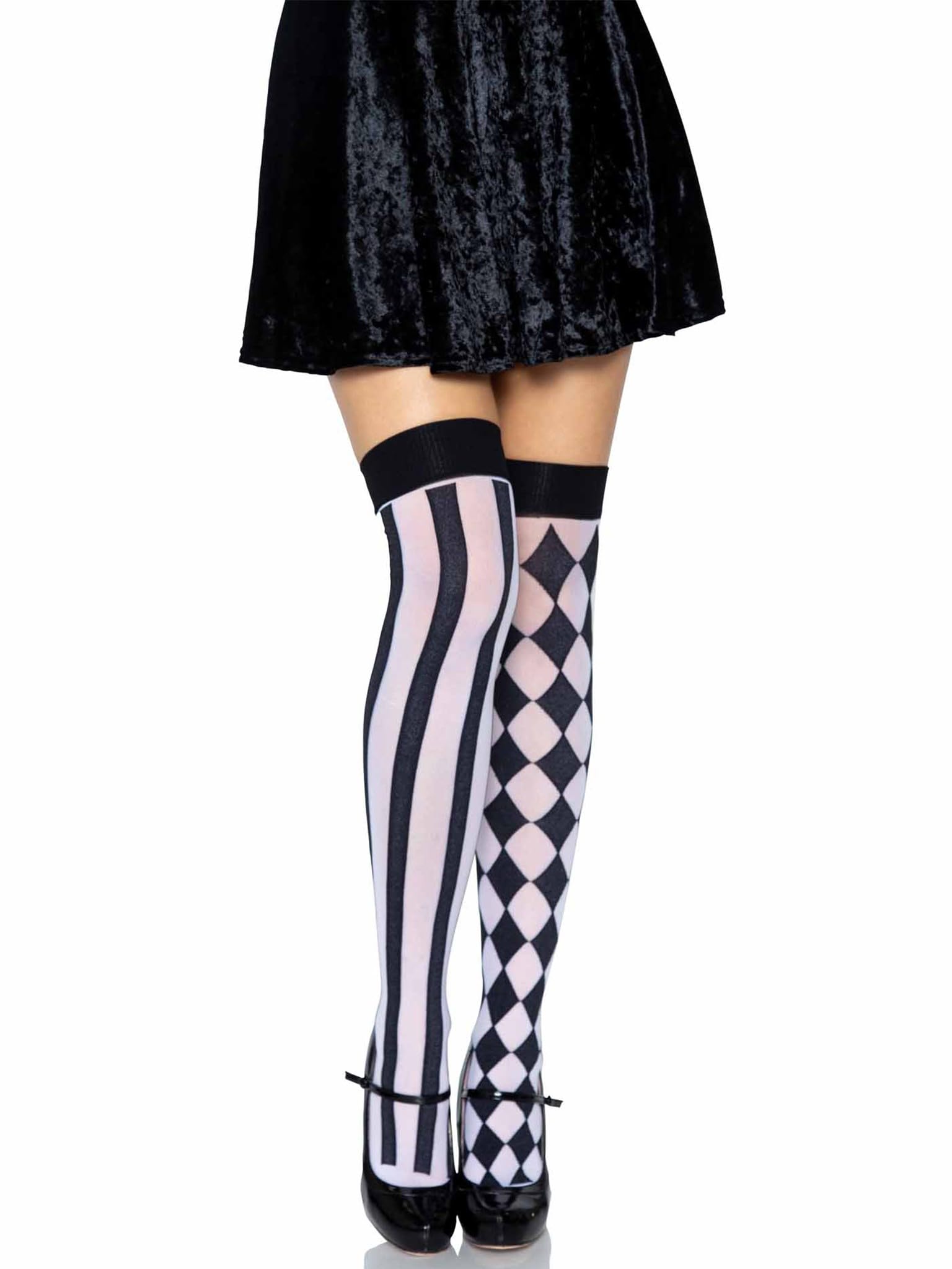 Harlequin Thigh Highs