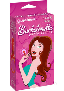Bachelorette Party Favors Candy Rings - Box of 8