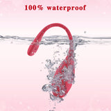 Bullet Dildo Vibrator Rose Sex Toy, Vibrators with Video App Remote Control, 9 Music Modes, Silicone Waterproof Magnetic Chargin