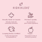 Highonlove Stimulating O Gel  Personal Moisturizer For Women  All Natural Hemp Oil Moisturizer For Enhanced Sensation  Water Bas