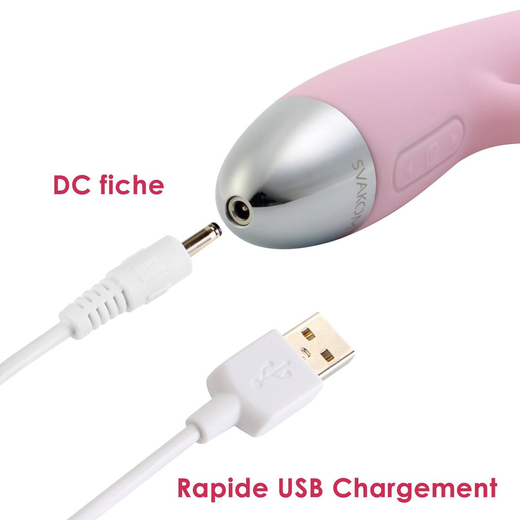 Svakom Alice Dual Motor Rabbit Vibe Pale, Pink
