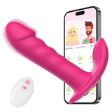 Wearable Panty Vibrator Sex Toys, G Spot Dildo Vibrator with 9 Vibration Modes, Adult Toys App Remote Control Clitoral Vibrators