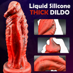 2.75 ' ' Diameter Vibrating Monster Dildo,8.7 ' ' Huge Thick Realistic Dildo Massager with 8 Vibration & 1 Orgasm Mode,G-Spot Vi