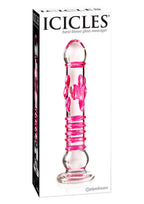 Icicles #6 Hand Blown Glass Massager
